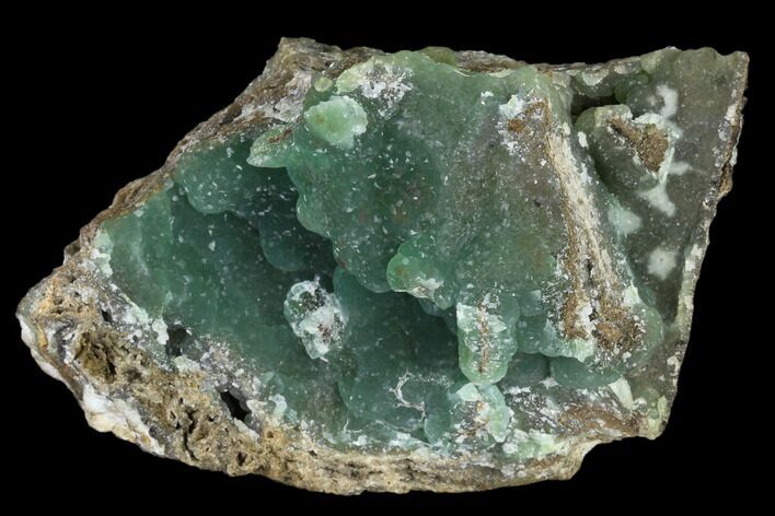 Botryoidal Green Smithsonite - Hidden Treasure Mine, Utah #119527